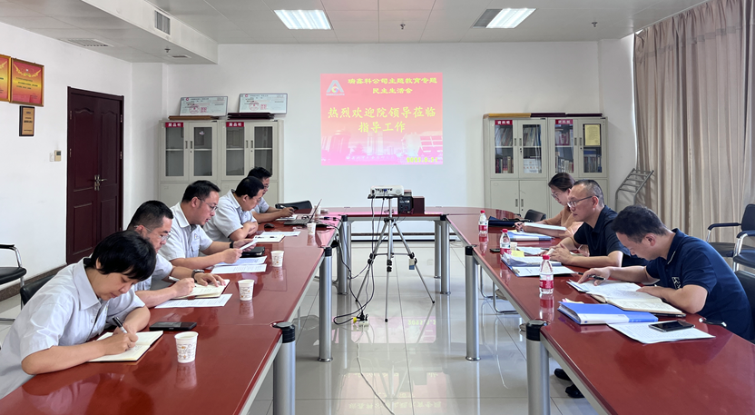 西安瑞鑫科公司黨支部召開(kāi)主題教育專(zhuān)題民主生活會(huì)